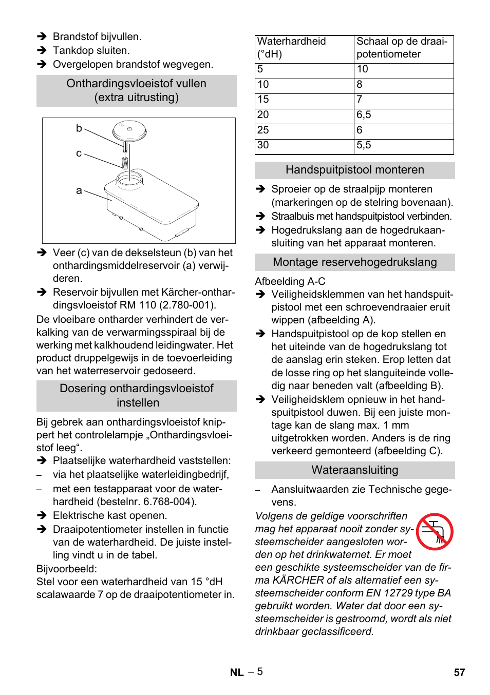 Karcher HDS 801 B User Manual | Page 57 / 340