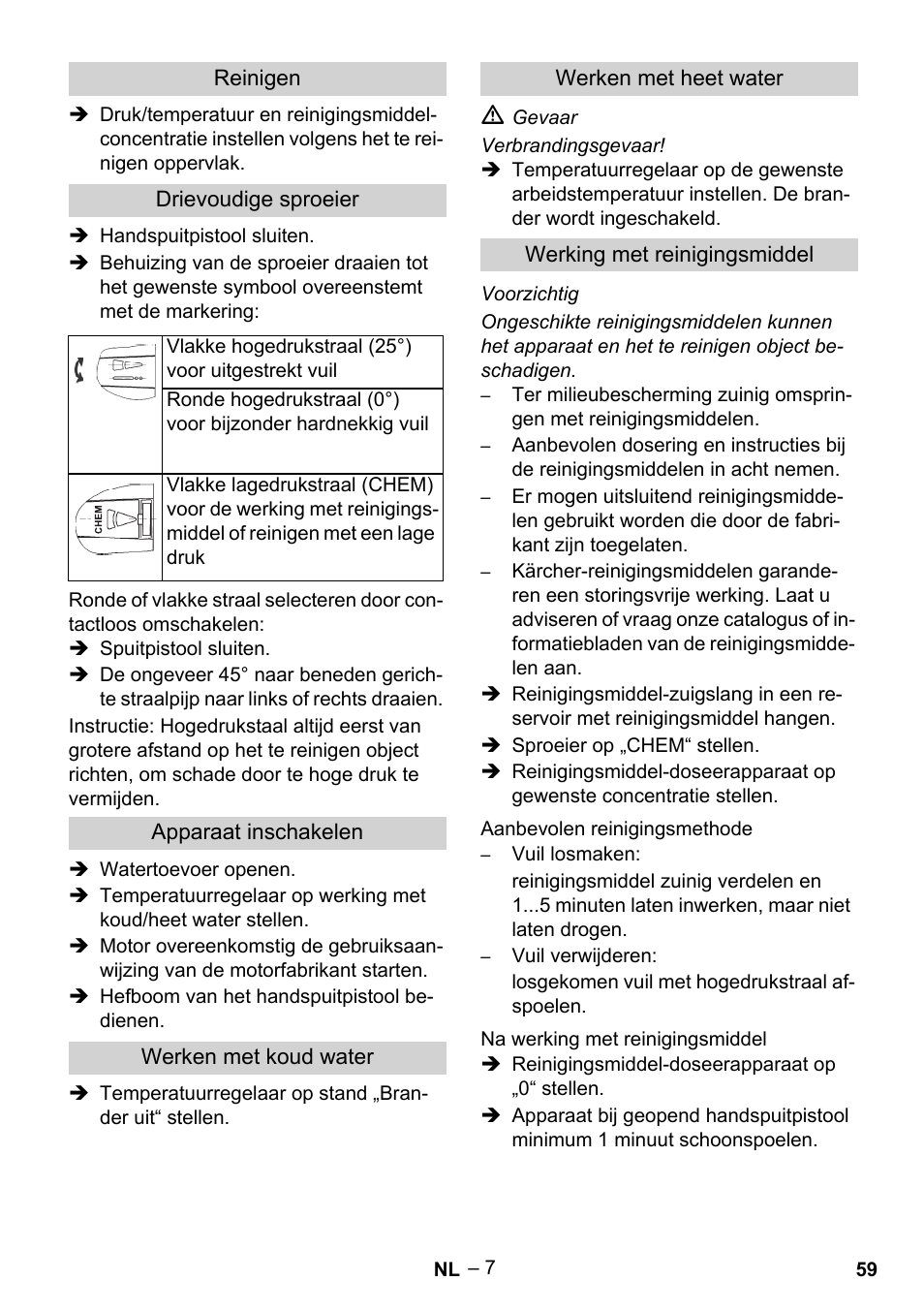 Karcher HDS 801 B User Manual | Page 59 / 340