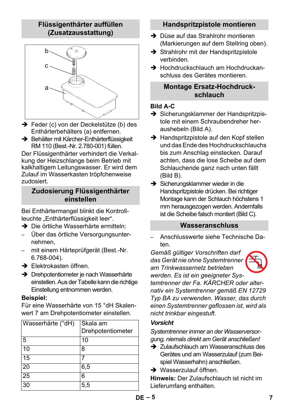 Karcher HDS 801 B User Manual | Page 7 / 340