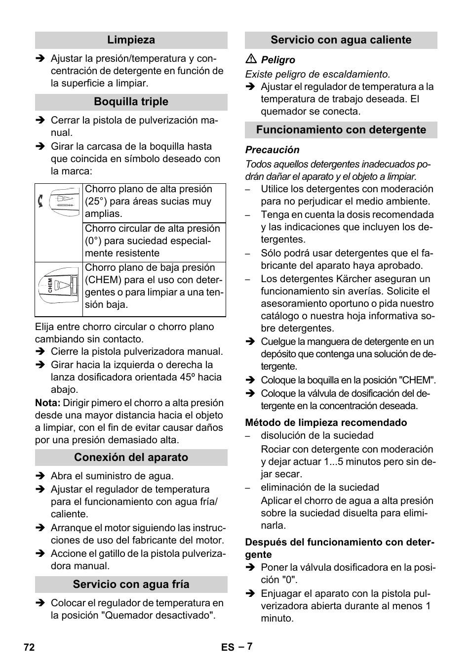 Karcher HDS 801 B User Manual | Page 72 / 340