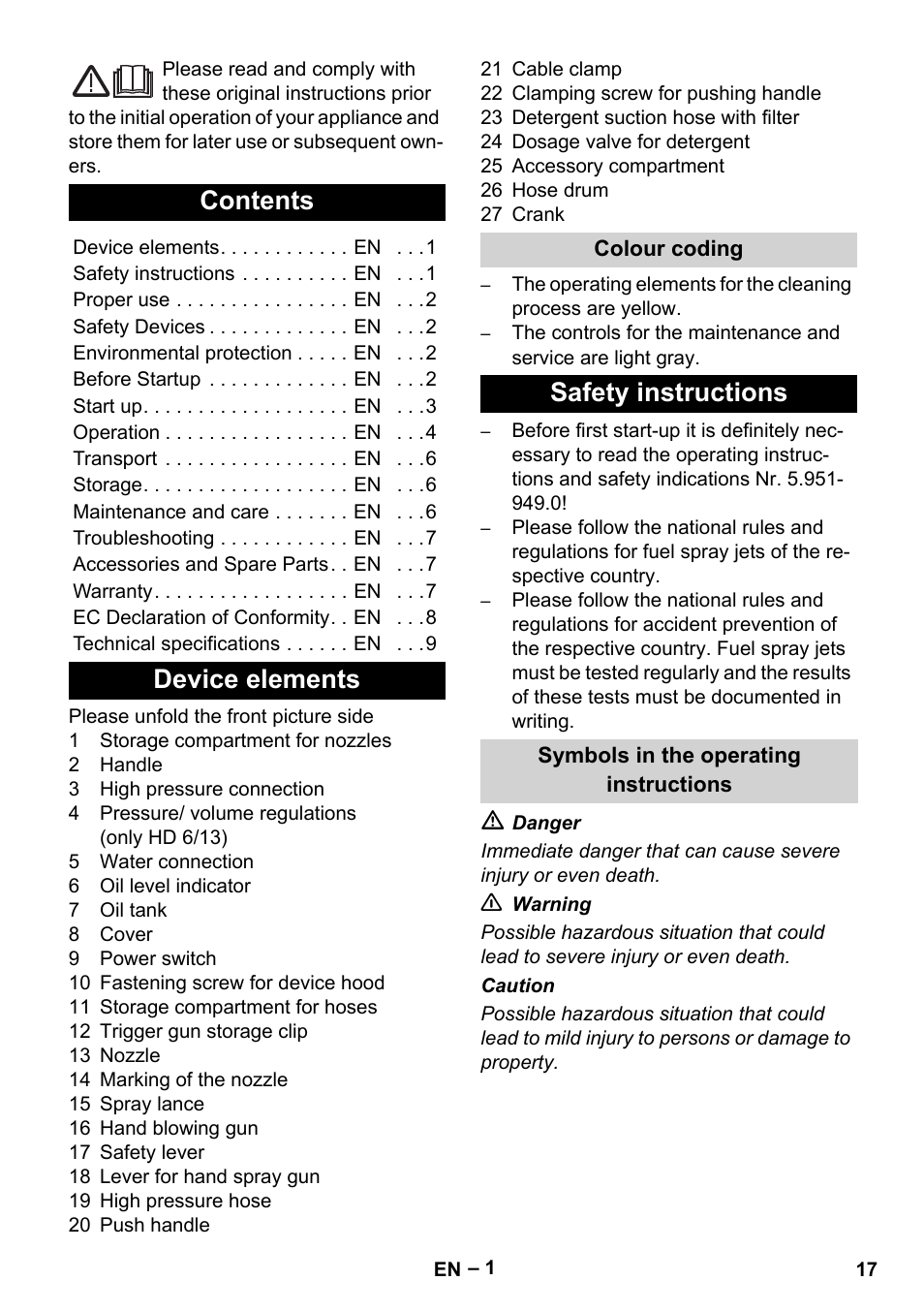 Karcher HD 6-13 C User Manual | Page 17 / 332