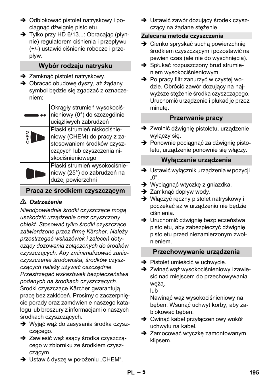 Karcher HD 6-13 C User Manual | Page 195 / 332