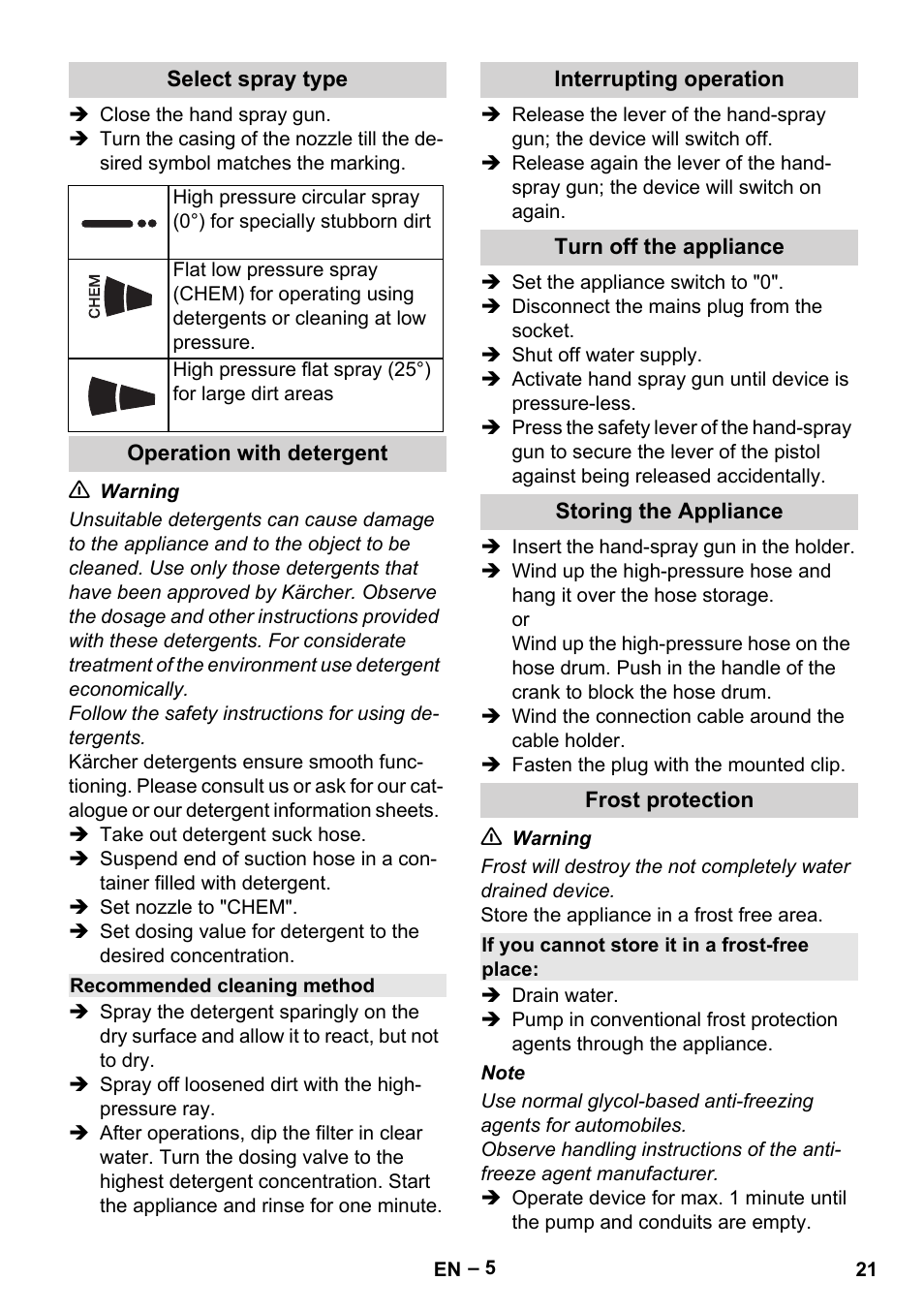 Karcher HD 6-13 C User Manual | Page 21 / 332