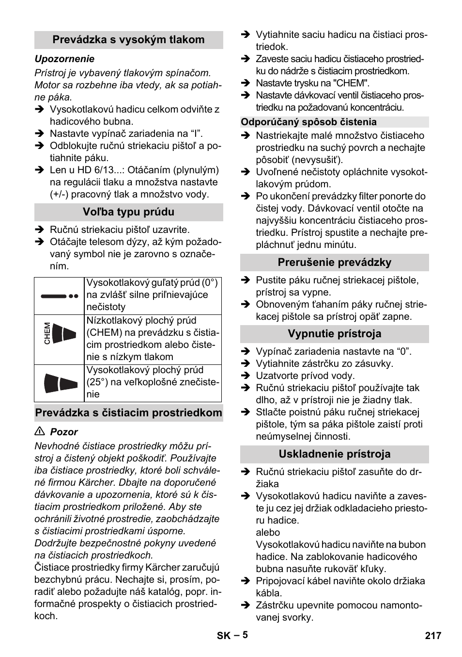 Karcher HD 6-13 C User Manual | Page 217 / 332