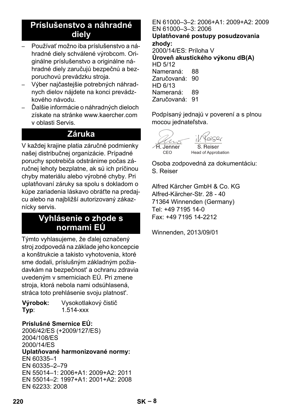 Karcher HD 6-13 C User Manual | Page 220 / 332