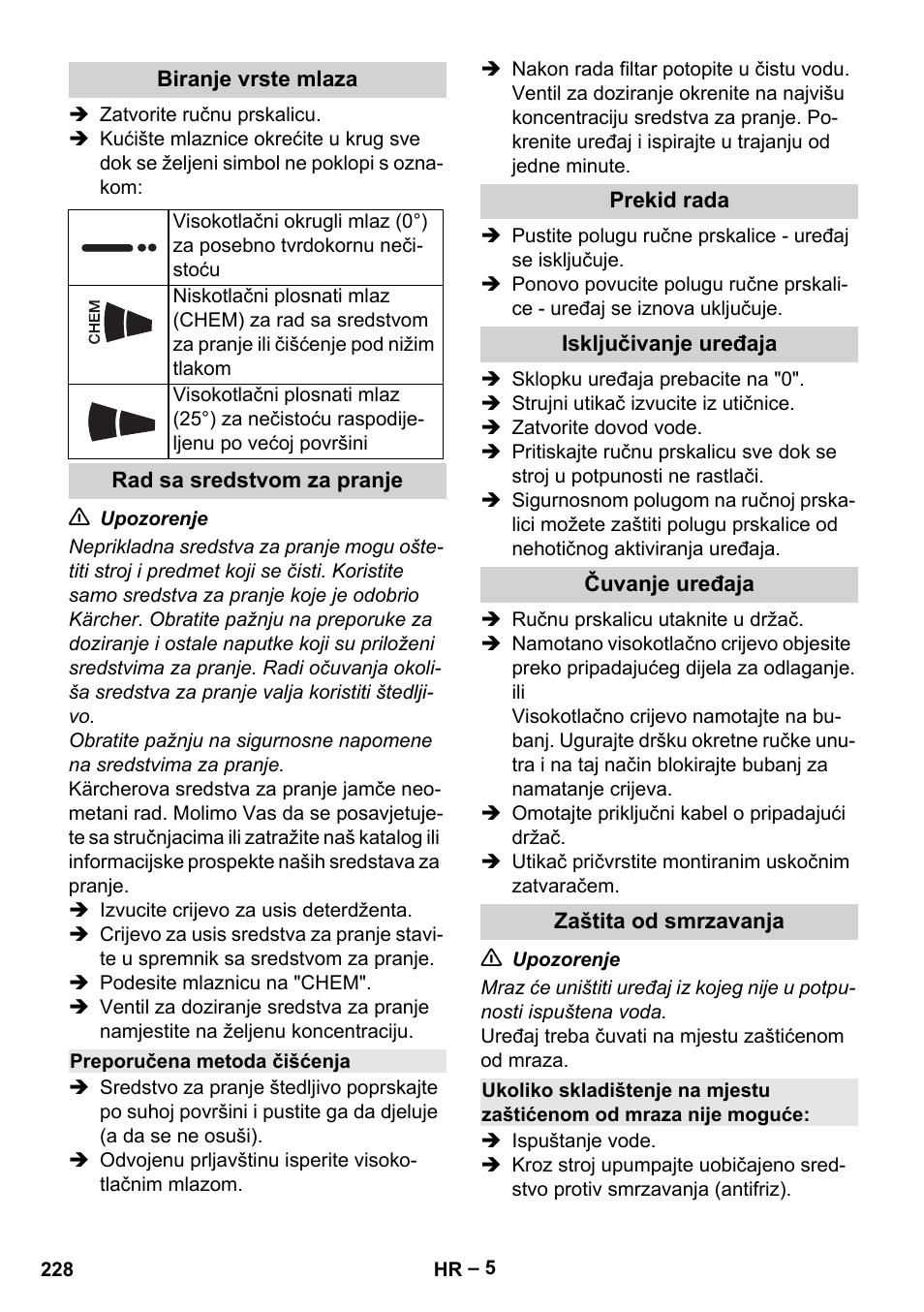 Karcher HD 6-13 C User Manual | Page 228 / 332