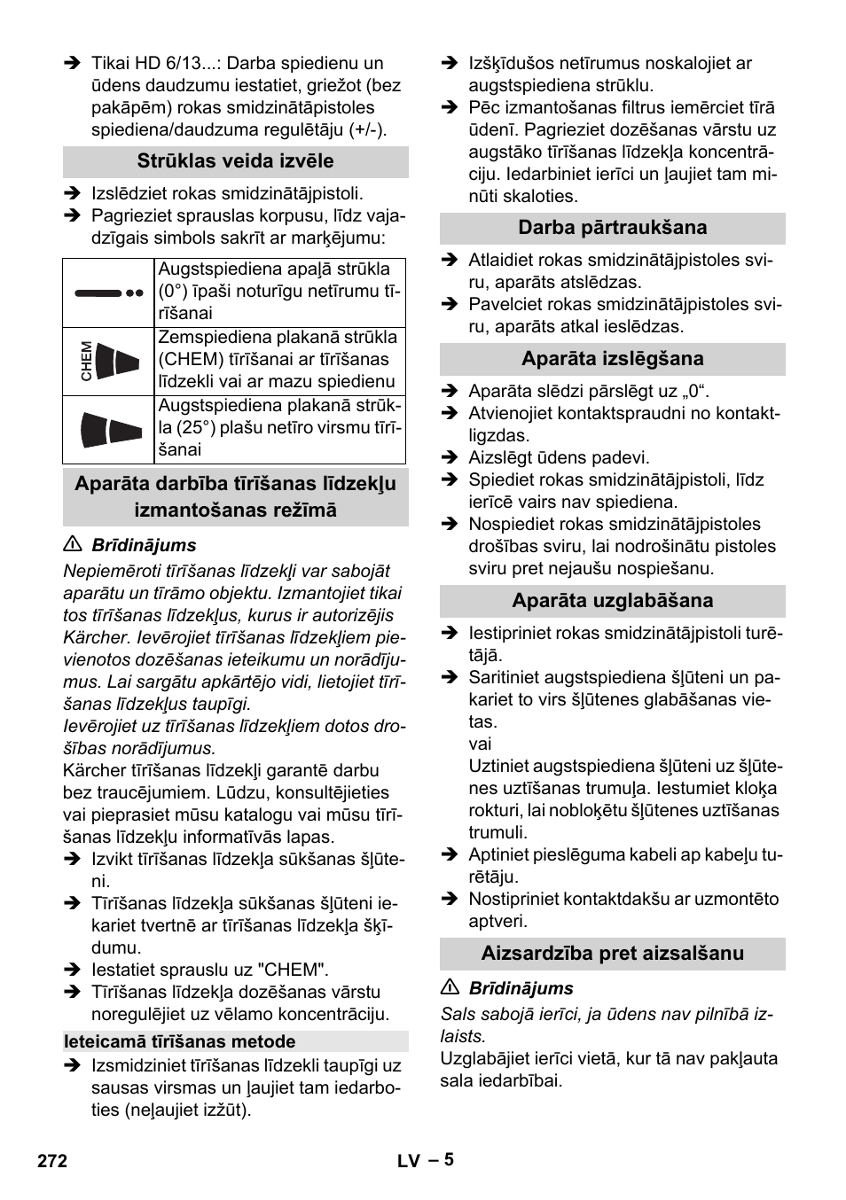 Karcher HD 6-13 C User Manual | Page 272 / 332