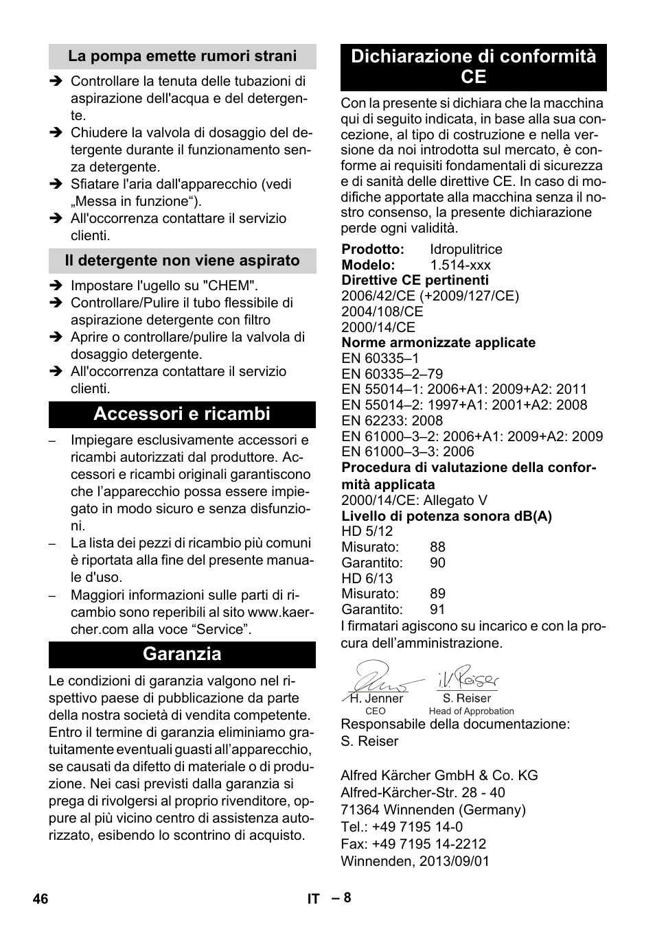 Karcher HD 6-13 C User Manual | Page 46 / 332