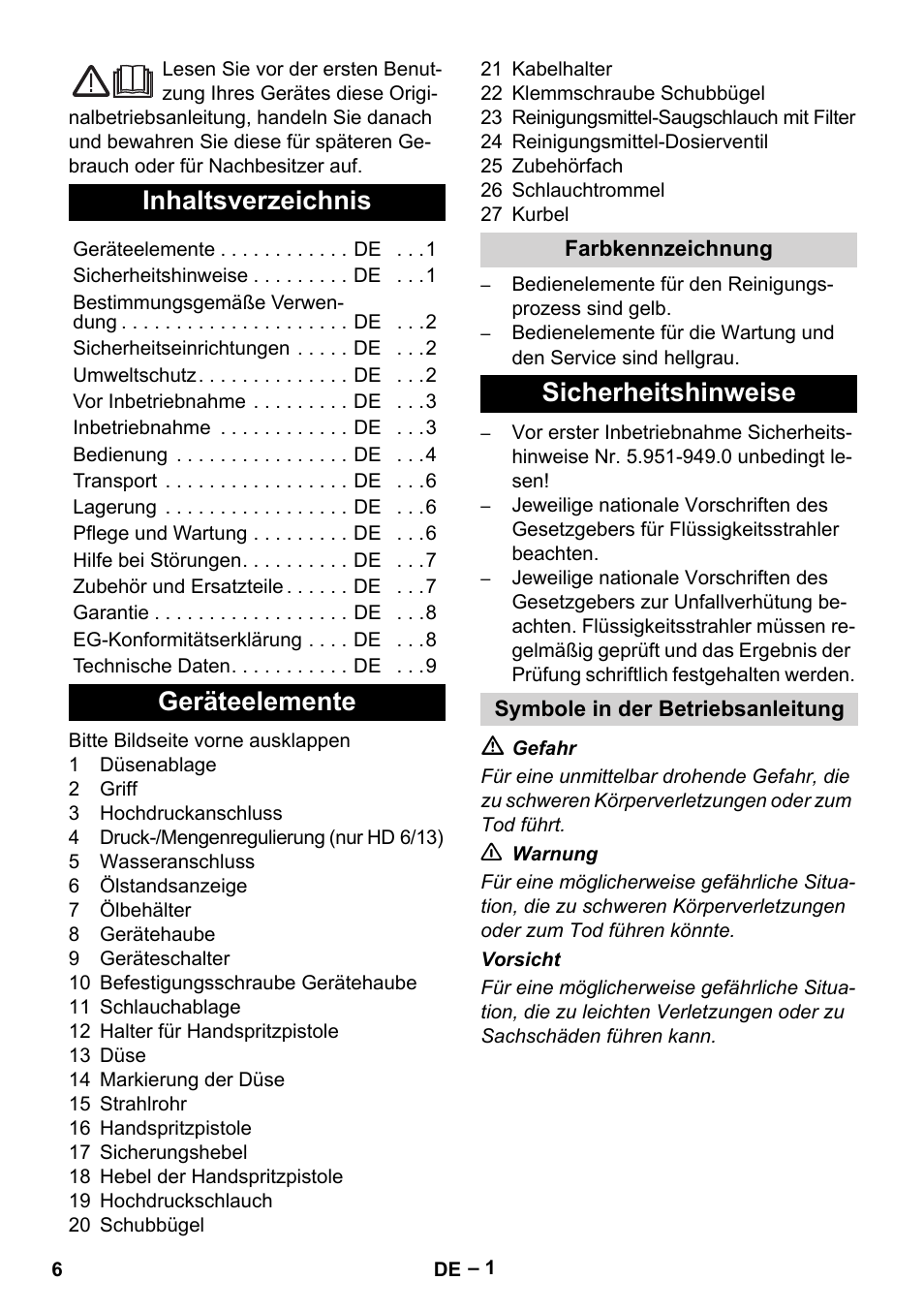 Karcher HD 6-13 C User Manual | Page 6 / 332