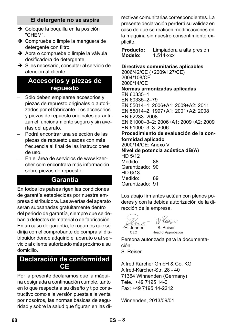 Karcher HD 6-13 C User Manual | Page 68 / 332