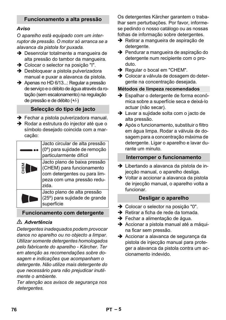 Karcher HD 6-13 C User Manual | Page 76 / 332