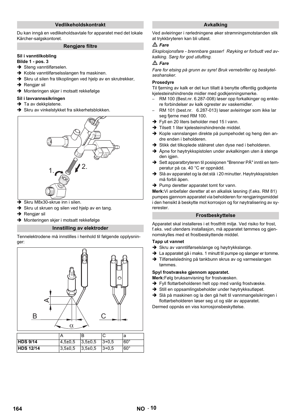 1. a b c a | Karcher HDS 9-14-4 ST Eco User Manual | Page 164 / 444