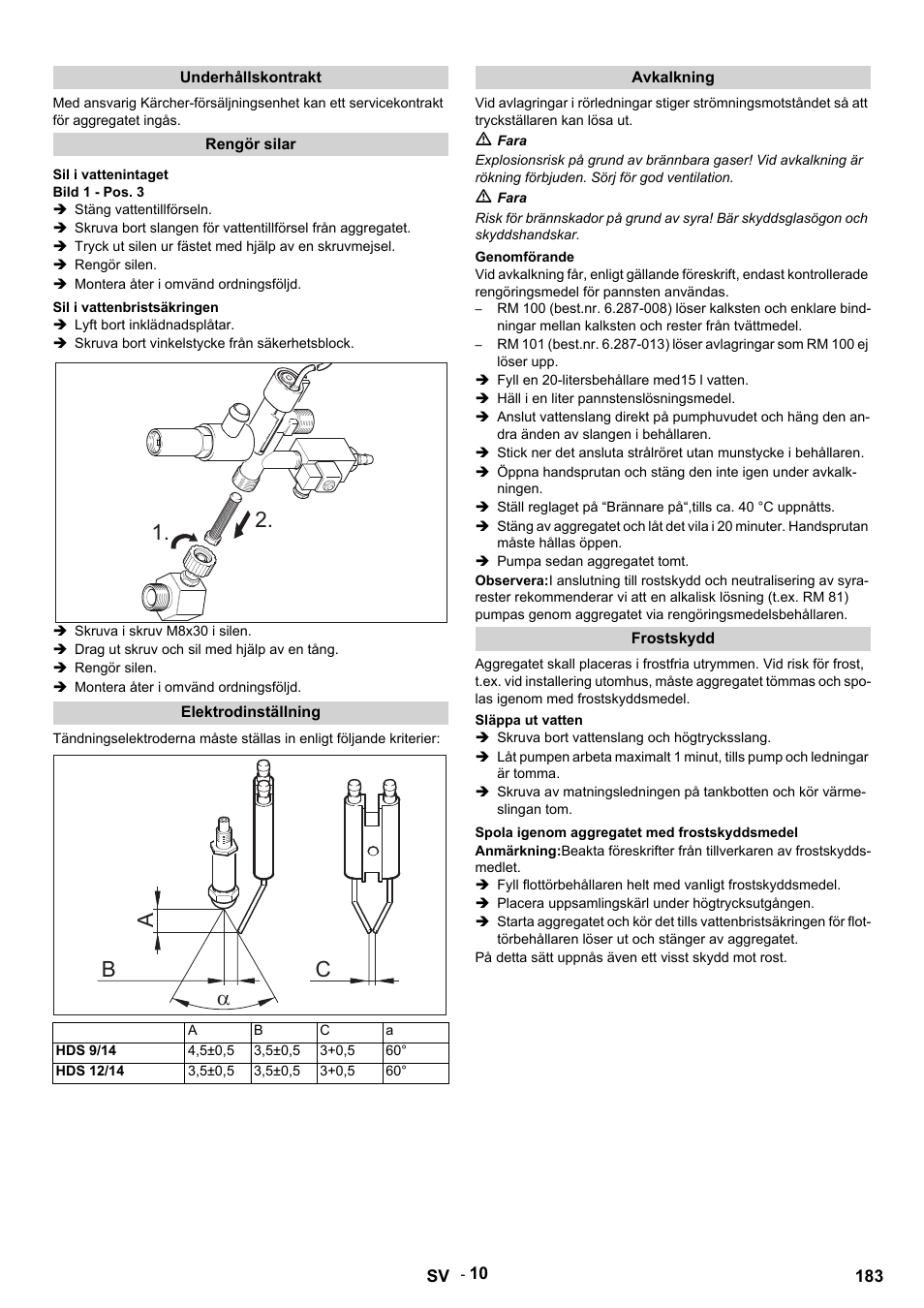 1. a b c a | Karcher HDS 9-14-4 ST Eco User Manual | Page 183 / 444