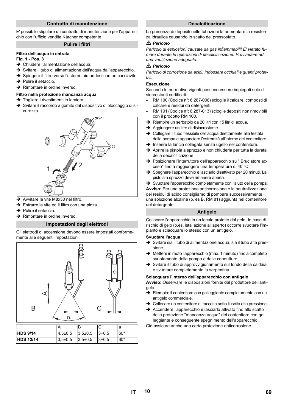 1. a b c a | Karcher HDS 9-14-4 ST Eco User Manual | Page 69 / 444