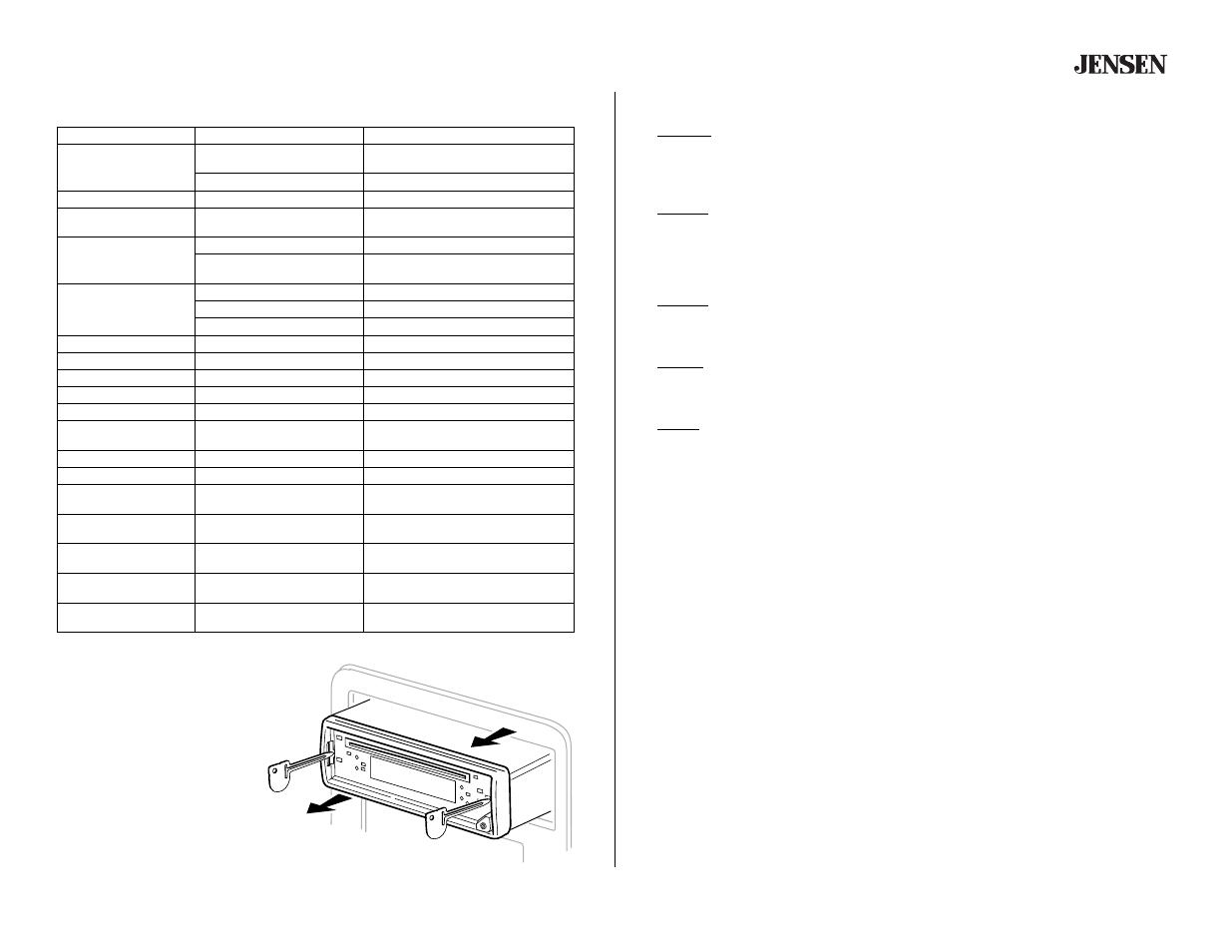 Mp7720, Troubleshooting, Specifications | Month limited warranty | Audiovox MP7720 User Manual | Page 17 / 19