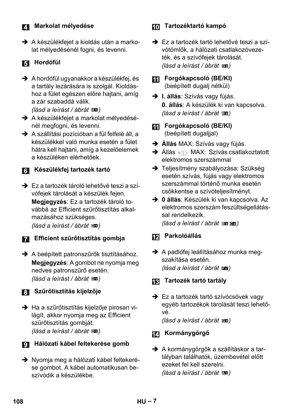 Karcher WD 5-500 M User Manual | Page 108 / 212