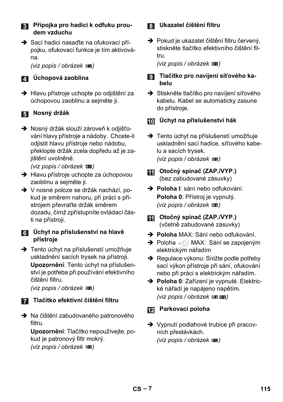 Karcher WD 5-500 M User Manual | Page 115 / 212