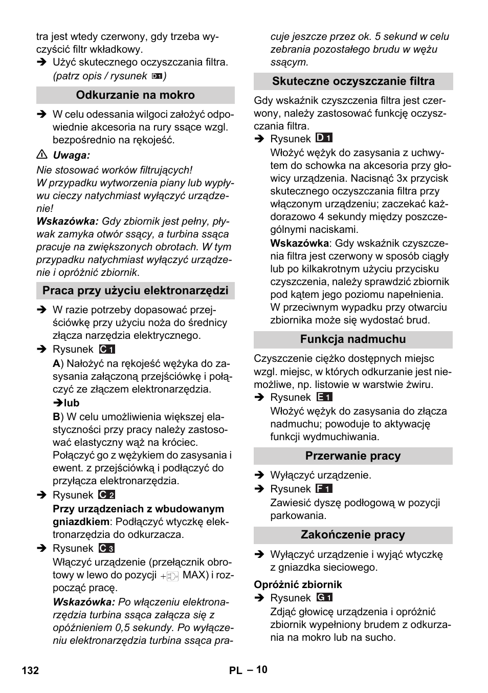 Karcher WD 5-500 M User Manual | Page 132 / 212