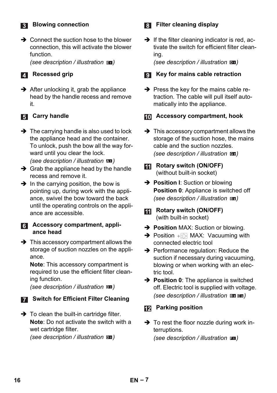 Karcher WD 5-500 M User Manual | Page 16 / 212