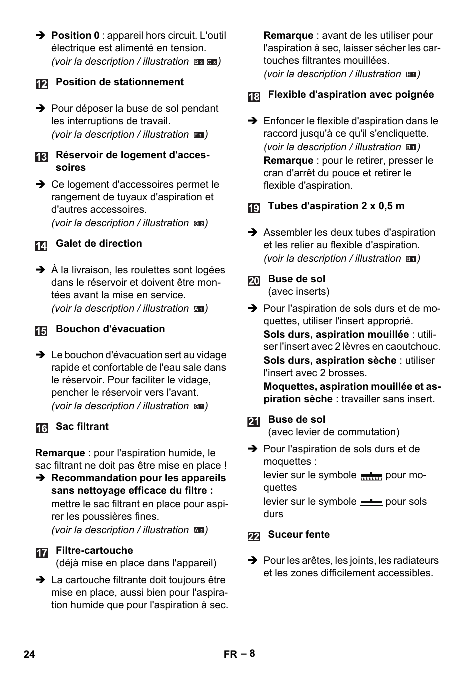 Karcher WD 5-500 M User Manual | Page 24 / 212