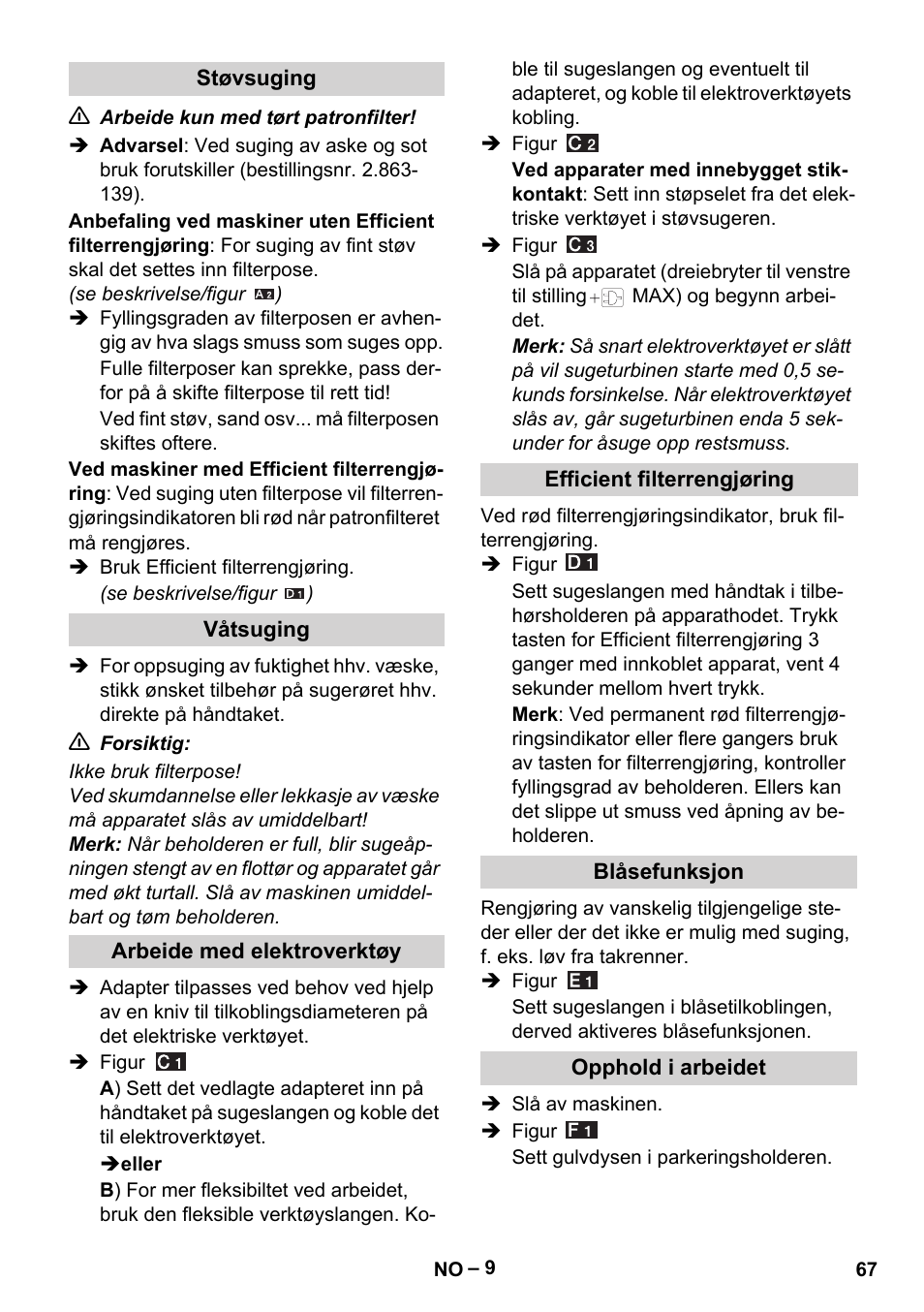 Karcher WD 5-500 M User Manual | Page 67 / 212