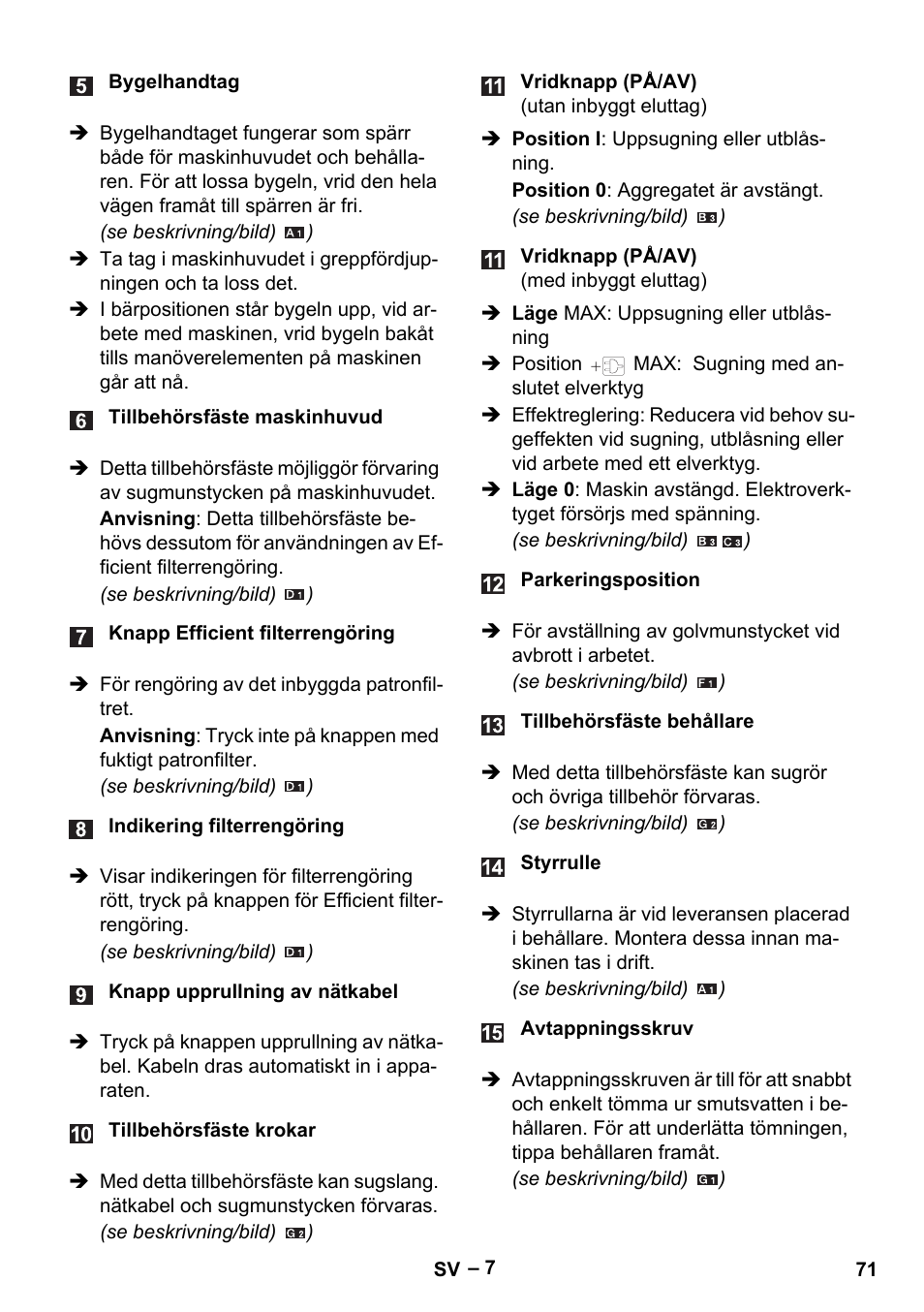 Karcher WD 5-500 M User Manual | Page 71 / 212