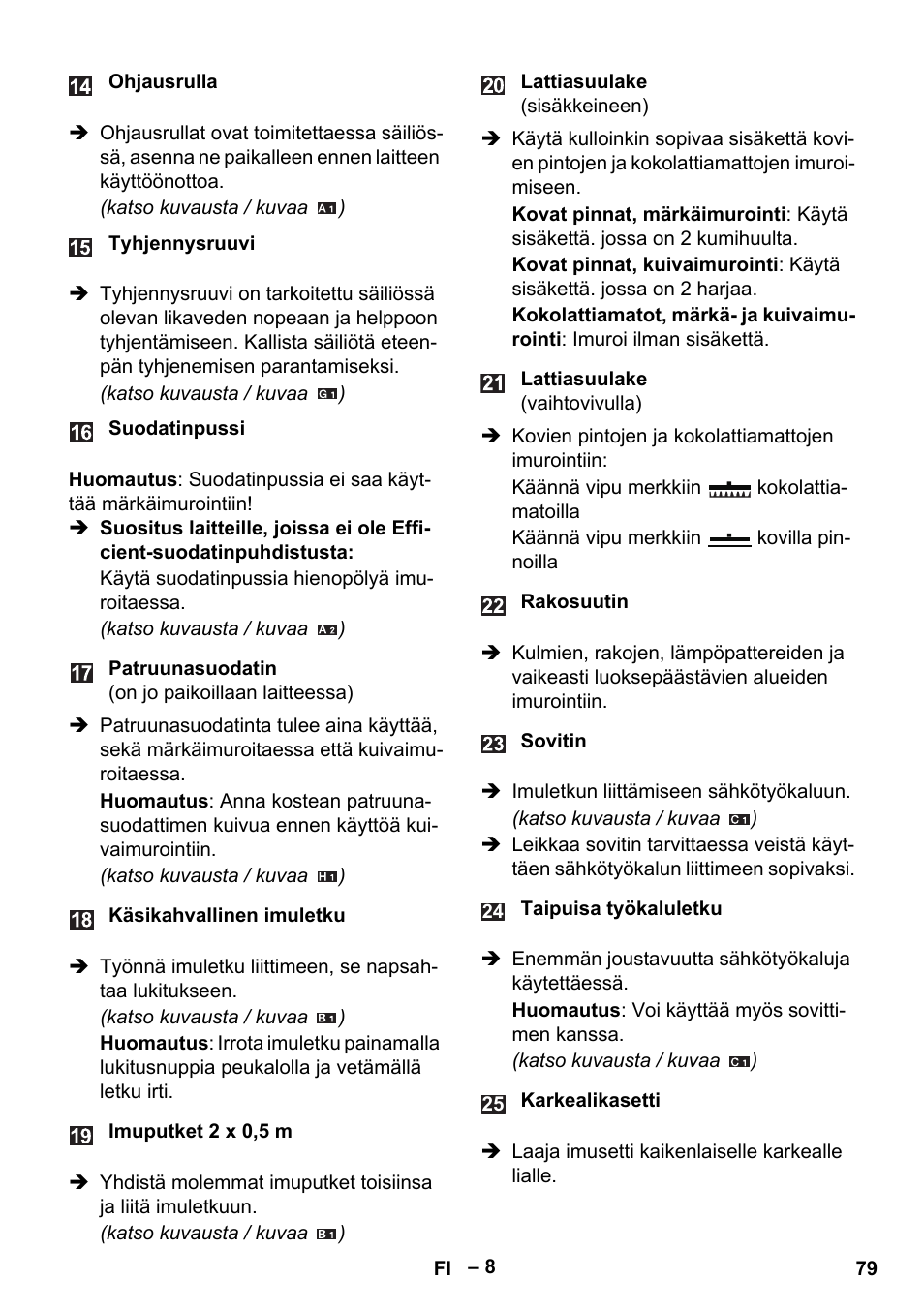 Karcher WD 5-500 M User Manual | Page 79 / 212