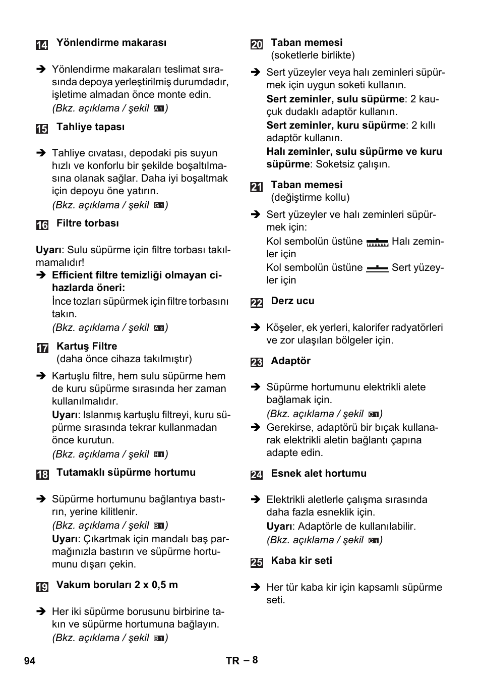 Karcher WD 5-500 M User Manual | Page 94 / 212