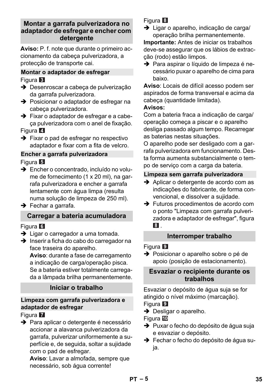 Karcher WV 75 plus User Manual | Page 35 / 144