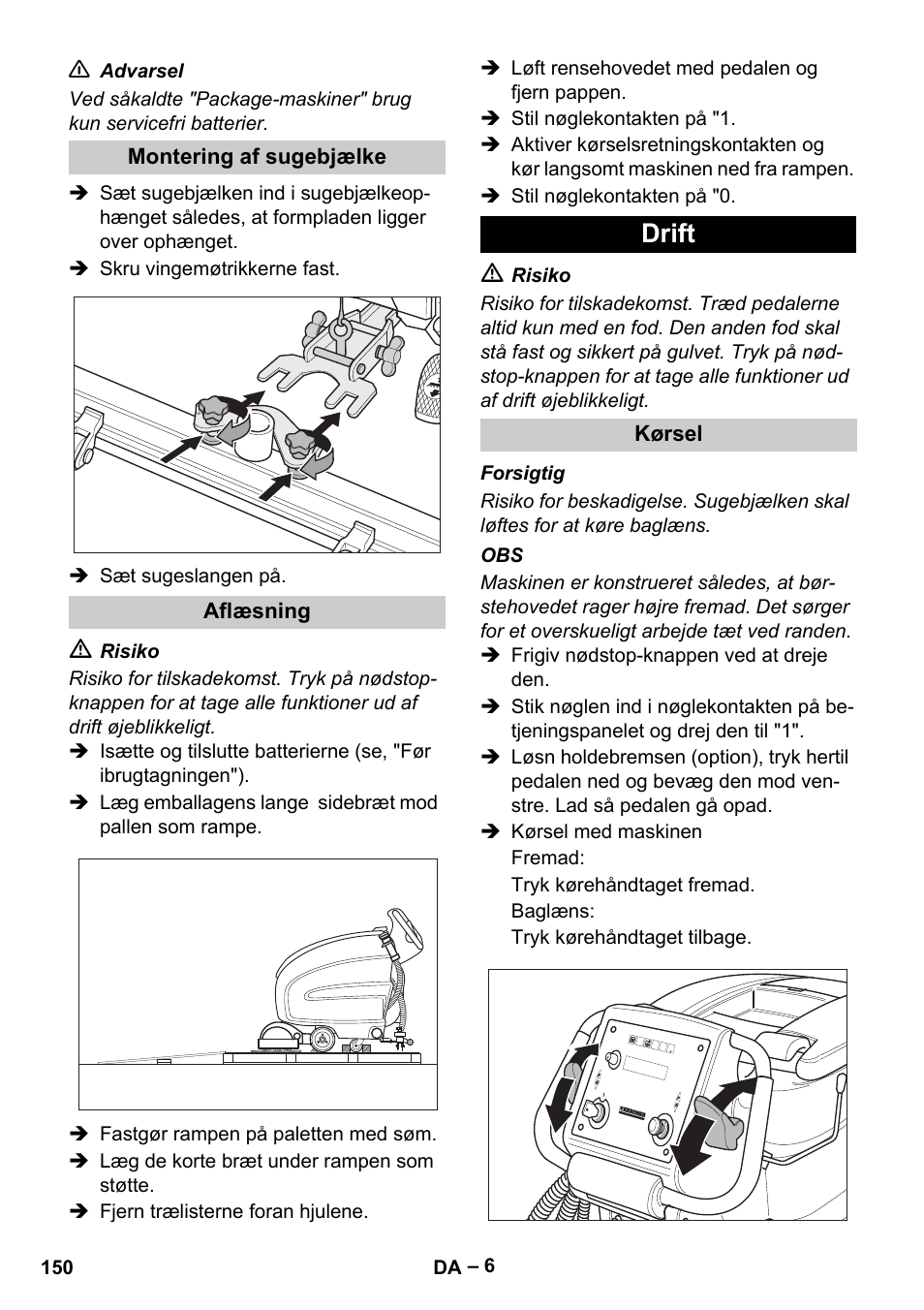 Drift | Karcher B 60 W Bp Pack User Manual | Page 150 / 550