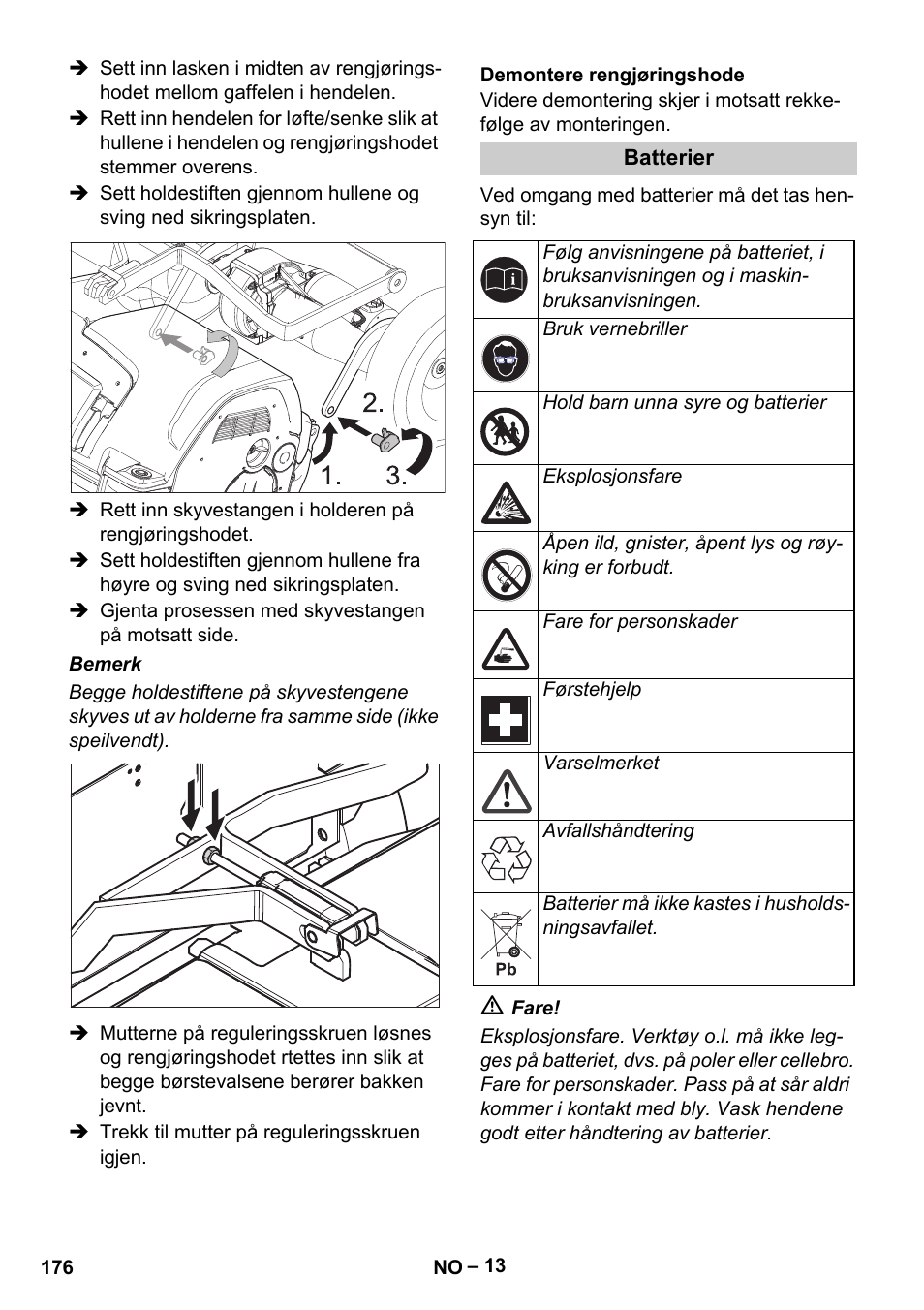 Karcher B 60 W Bp Pack User Manual | Page 176 / 550