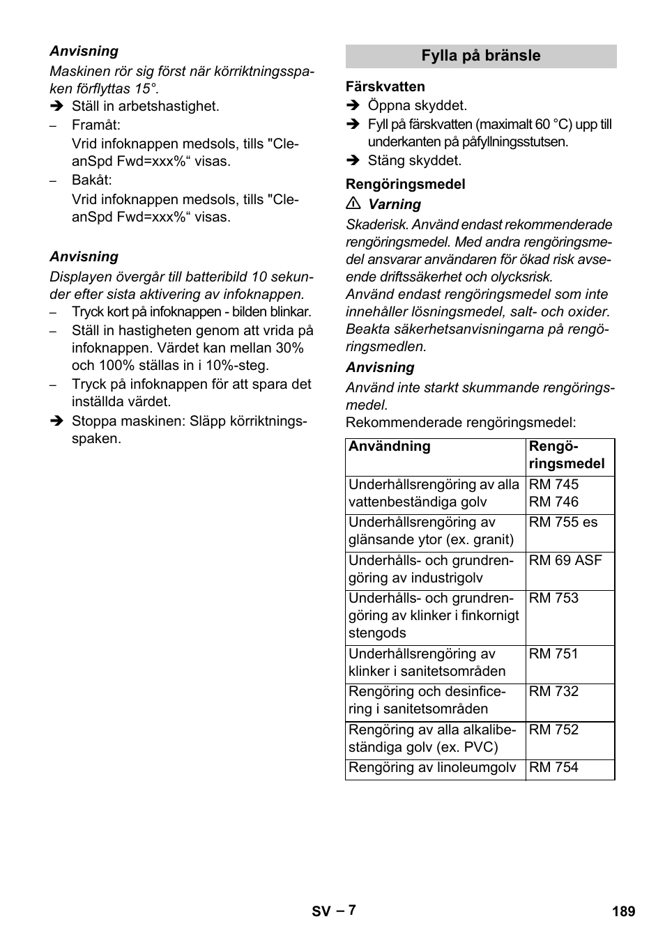 Karcher B 60 W Bp Pack User Manual | Page 189 / 550