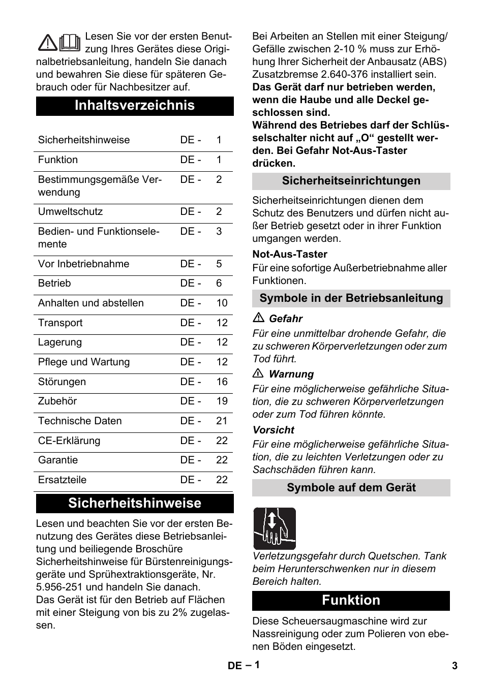 Karcher B 60 W Bp Pack User Manual | Page 3 / 550