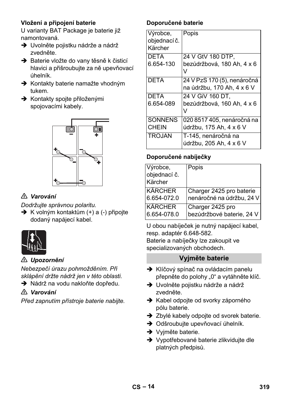 Karcher B 60 W Bp Pack User Manual | Page 319 / 550