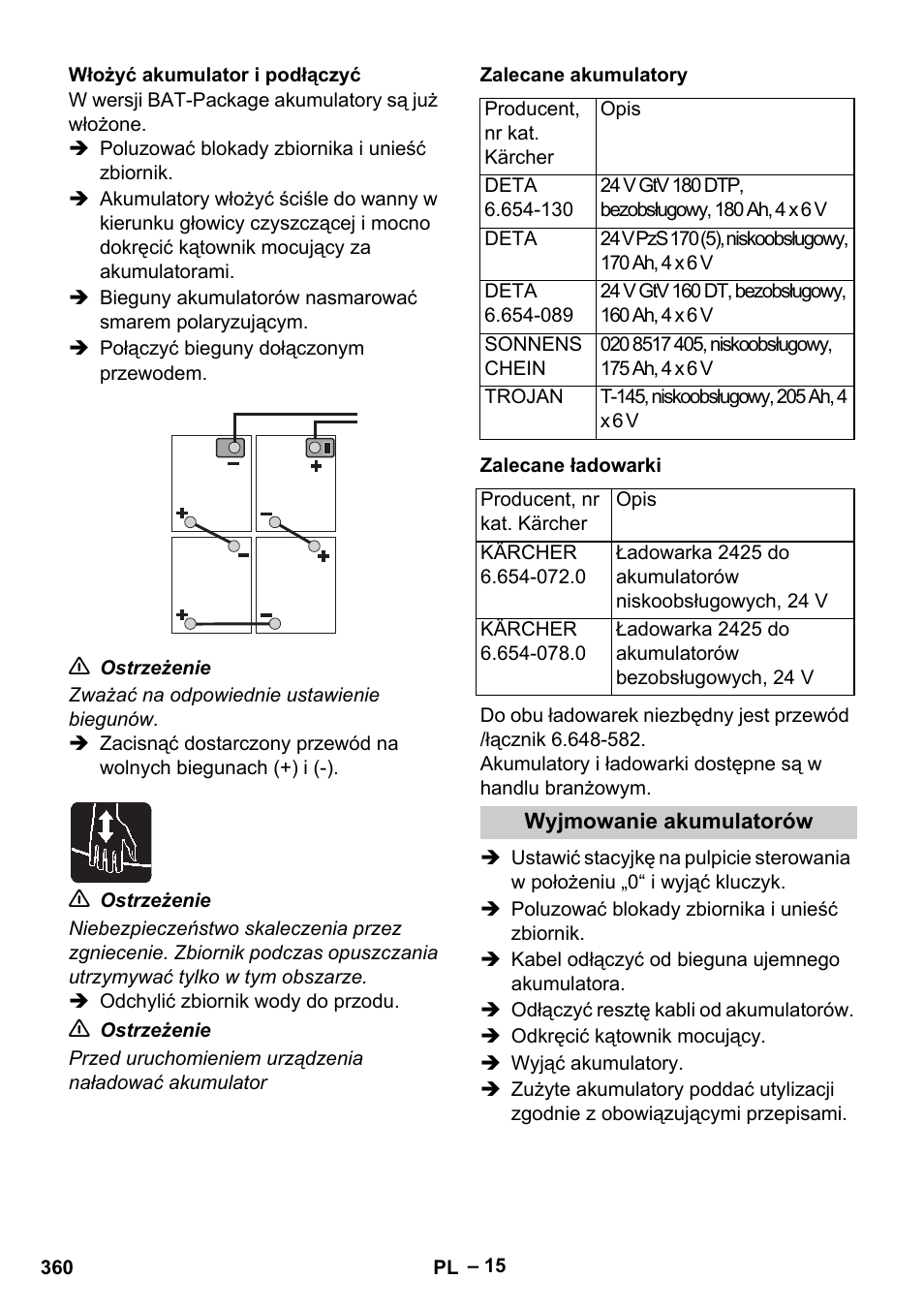 Karcher B 60 W Bp Pack User Manual | Page 360 / 550