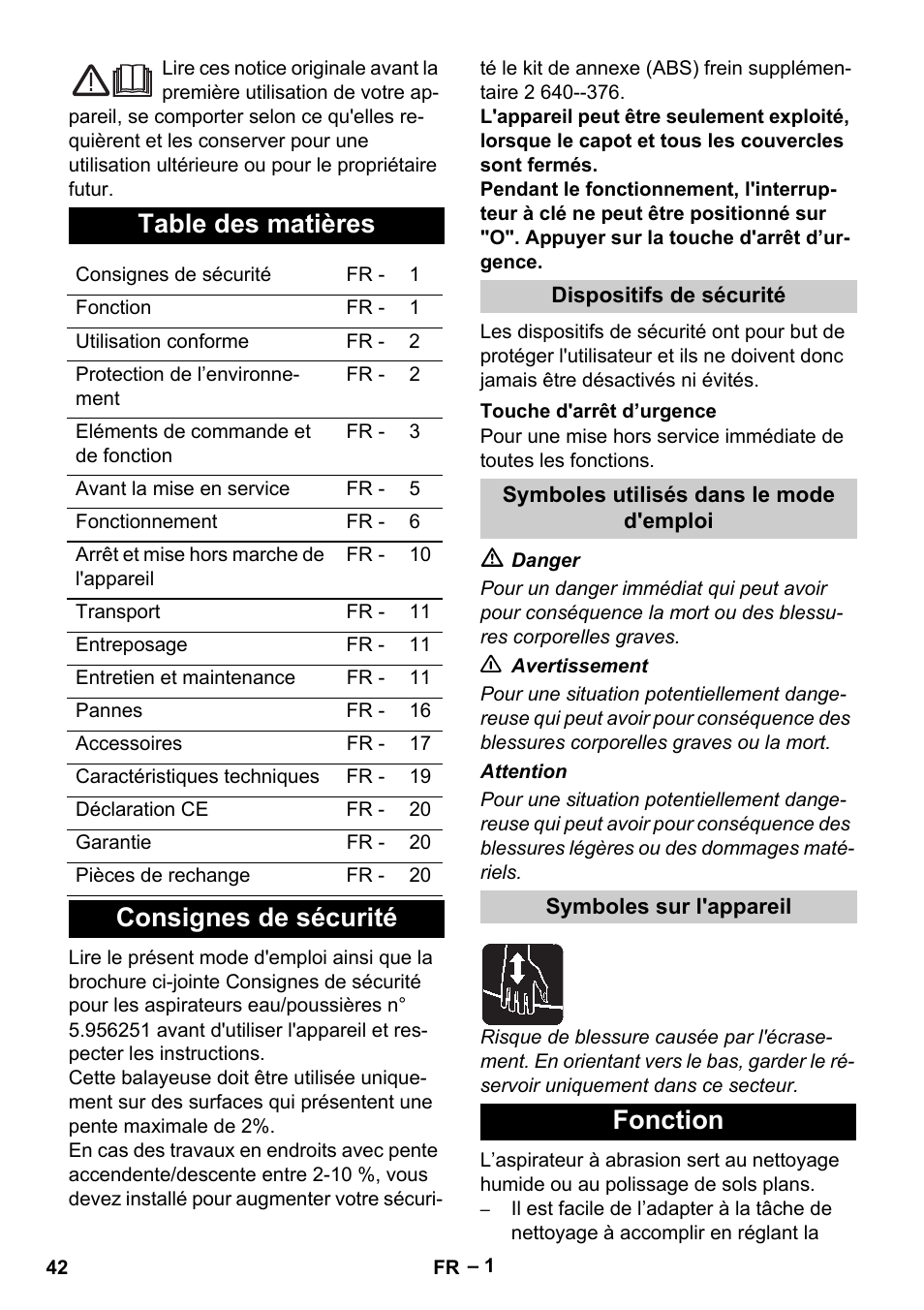 Karcher B 60 W Bp Pack User Manual | Page 42 / 550