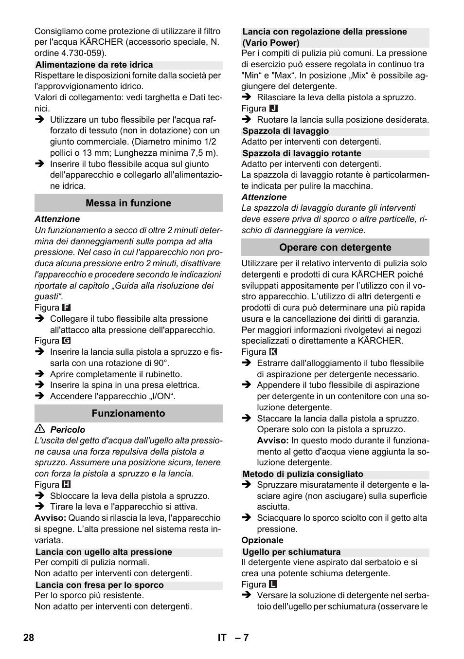 Karcher K 2 Car User Manual | Page 28 / 196