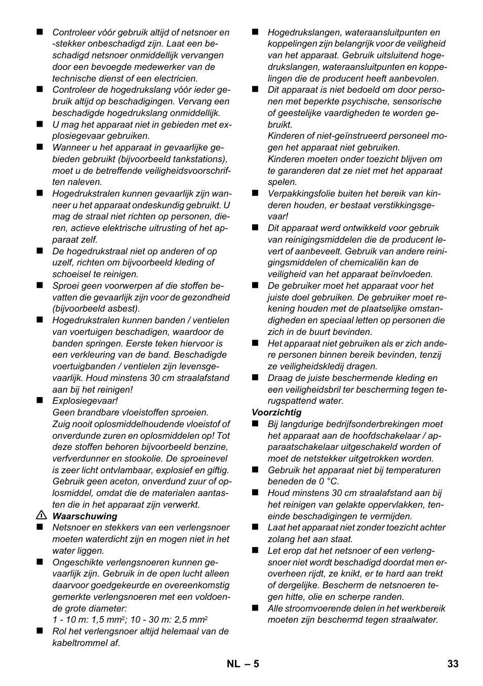 Karcher K 2 Car User Manual | Page 33 / 196