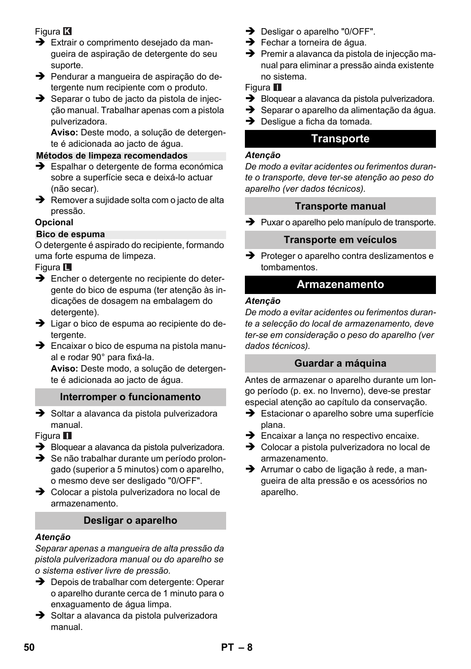 Karcher K 2 Car User Manual | Page 50 / 196