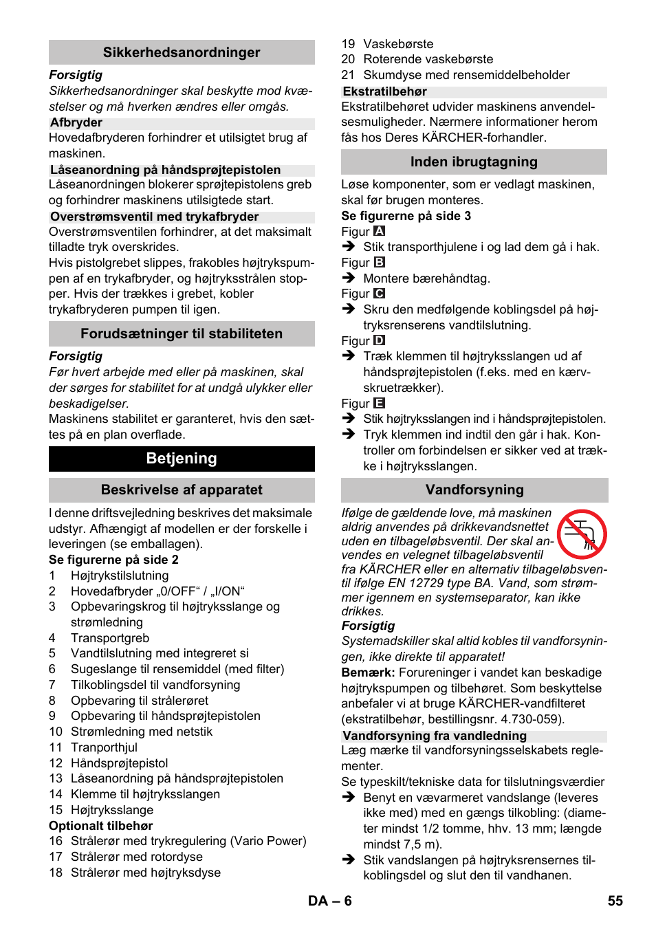 Karcher K 2 Car User Manual | Page 55 / 196