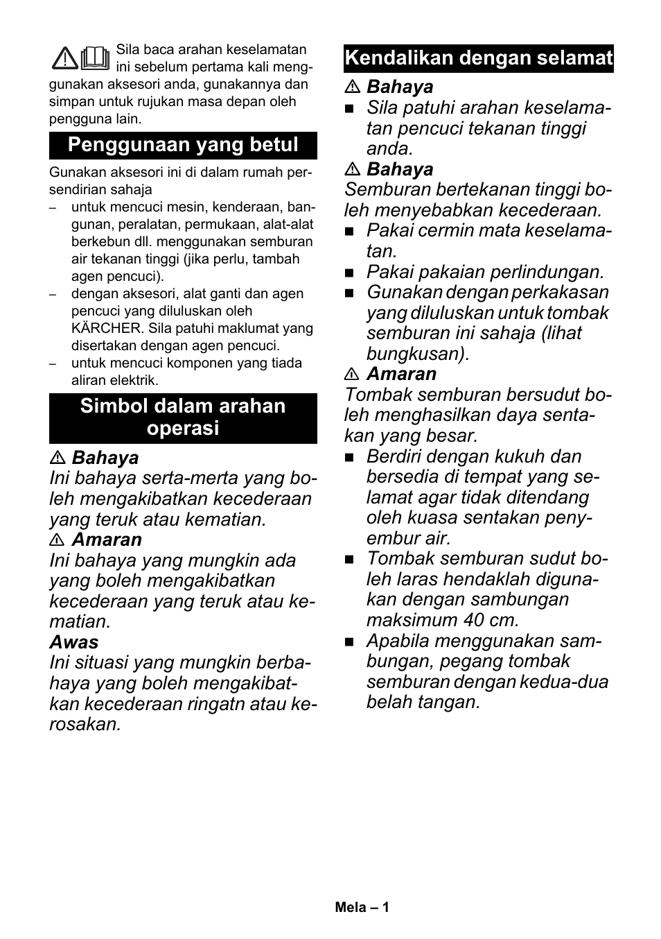 Karcher K 5 Premium Offroad User Manual | Page 33 / 36