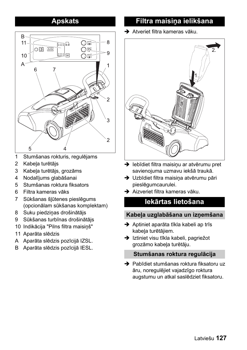 Karcher CV 66-2 User Manual | Page 127 / 148