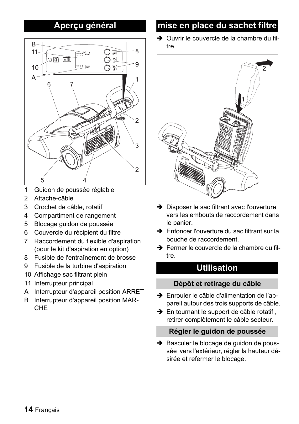 Karcher CV 66-2 User Manual | Page 14 / 148