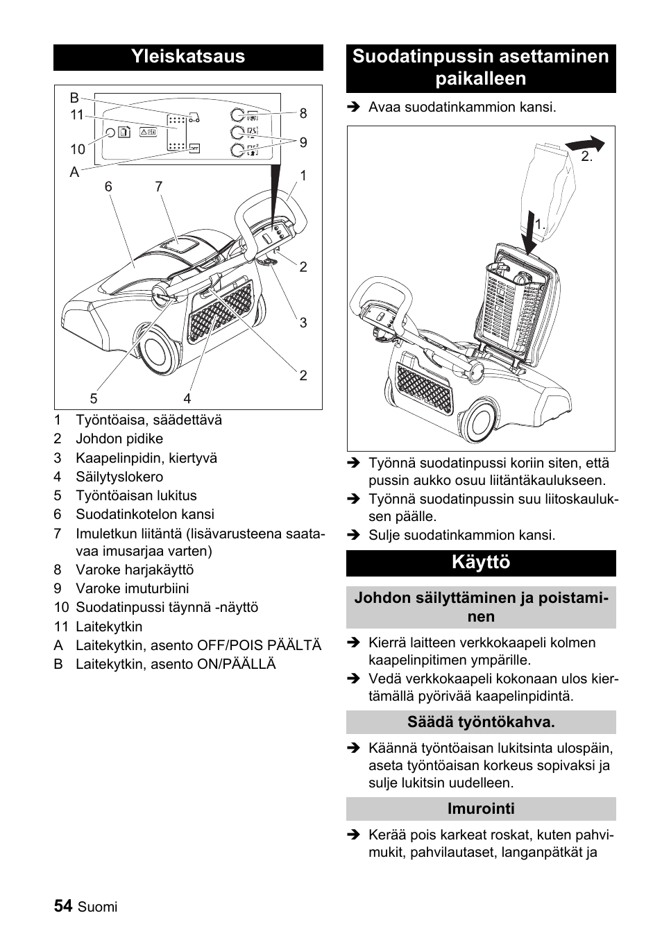 Karcher CV 66-2 User Manual | Page 54 / 148