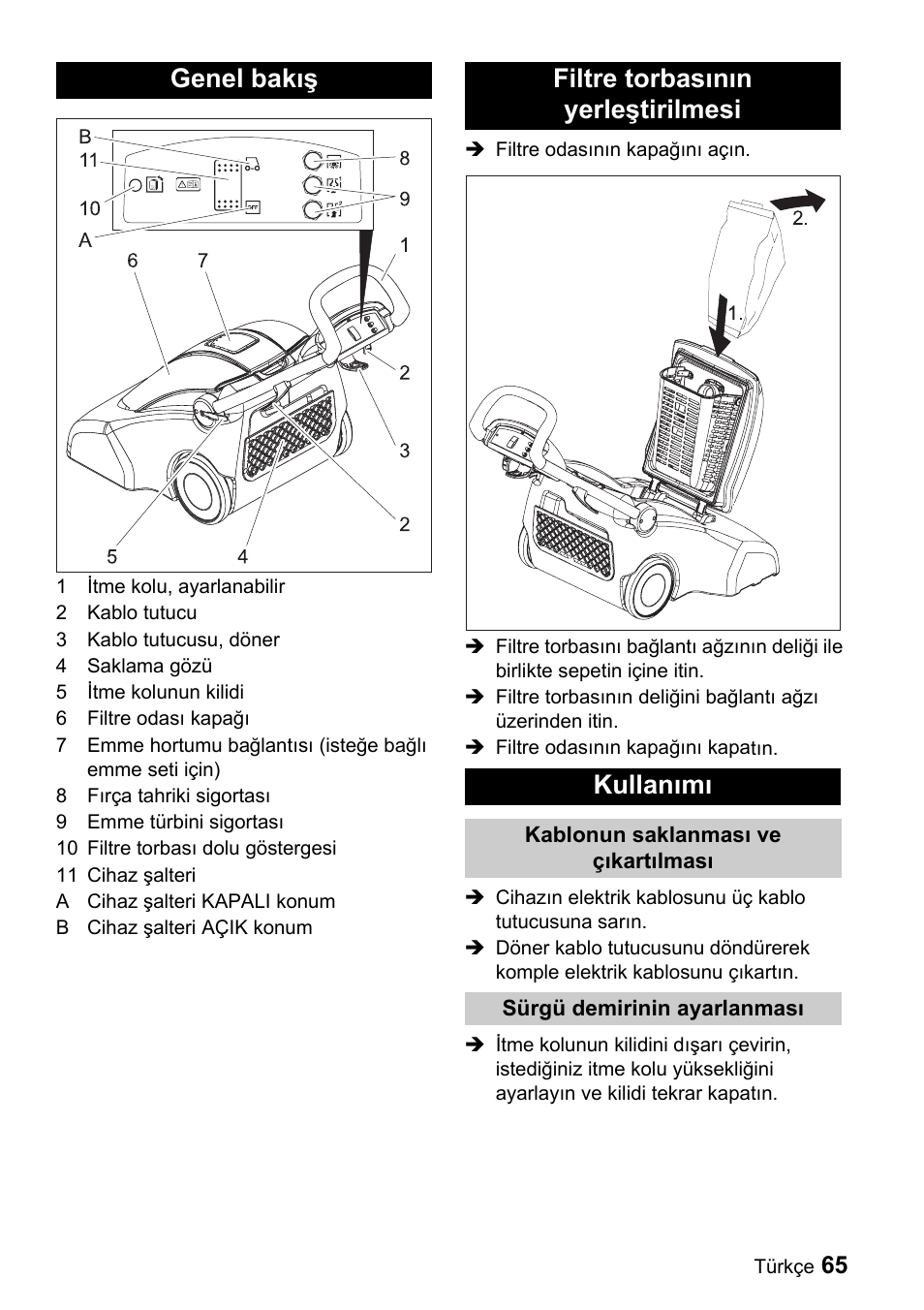 Karcher CV 66-2 User Manual | Page 65 / 148