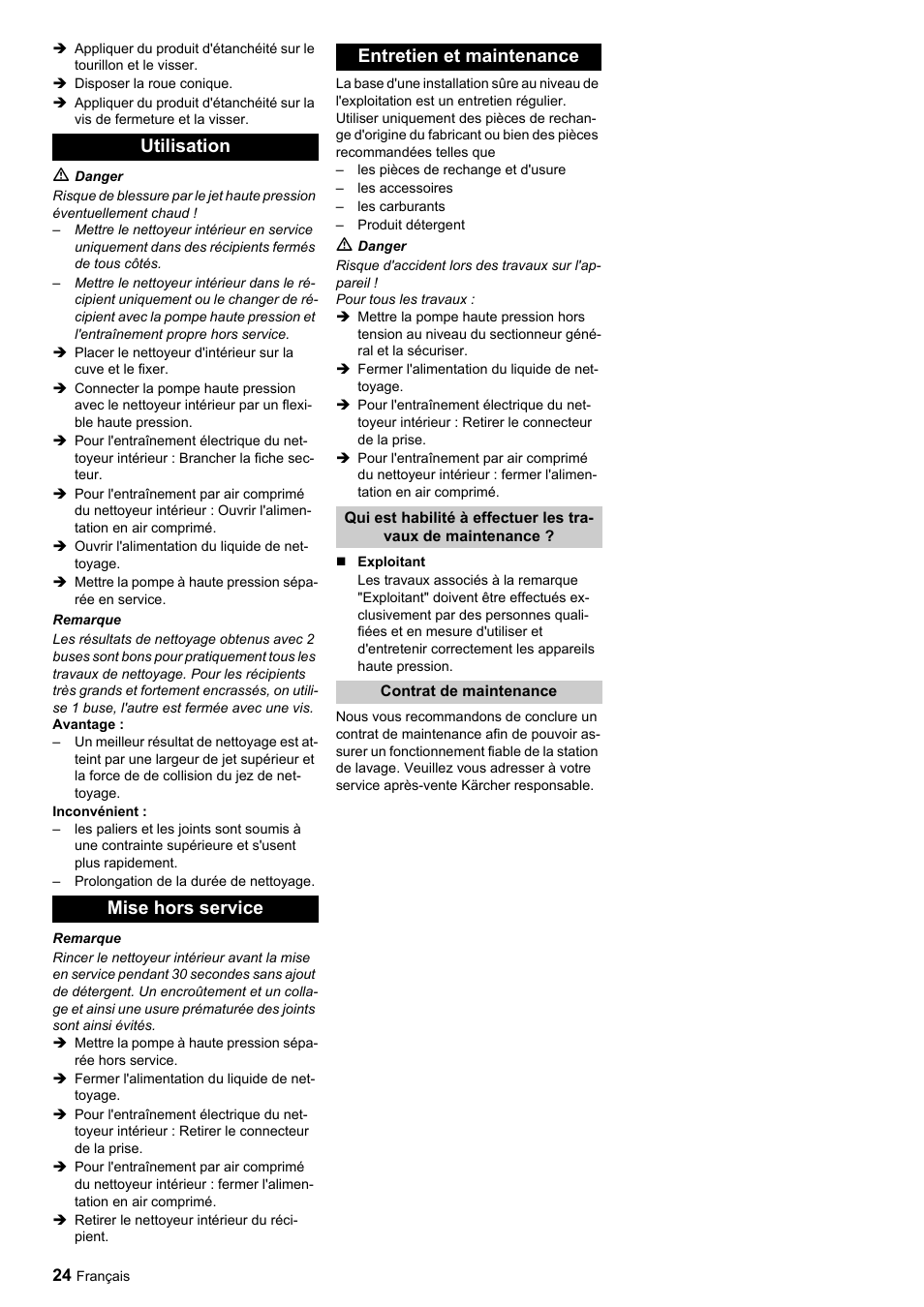 Karcher HKF 50 E User Manual | Page 24 / 60