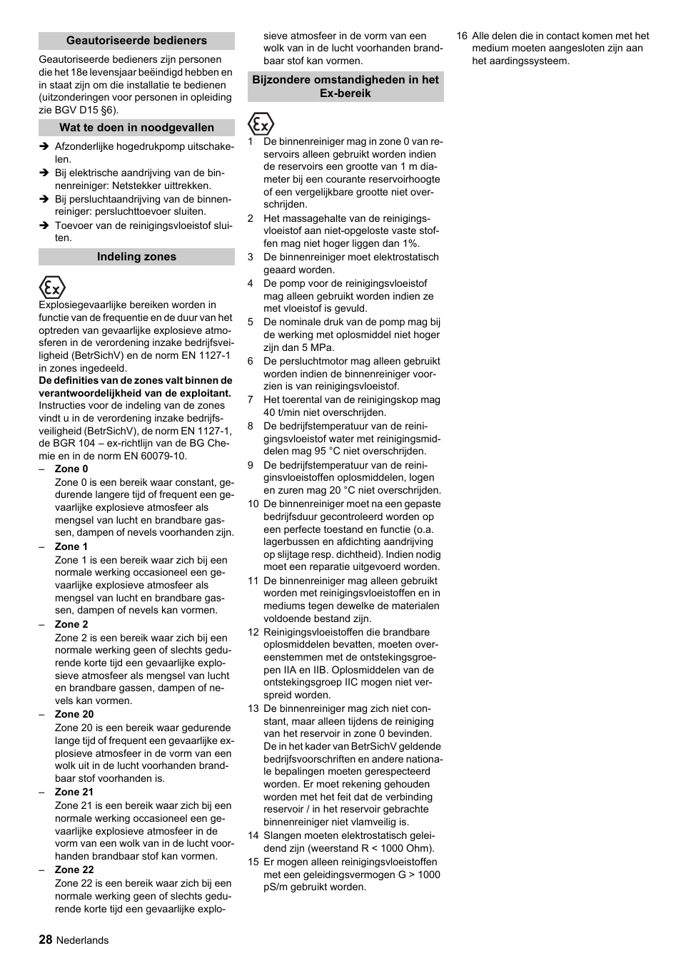 Karcher HKF 50 E User Manual | Page 28 / 60