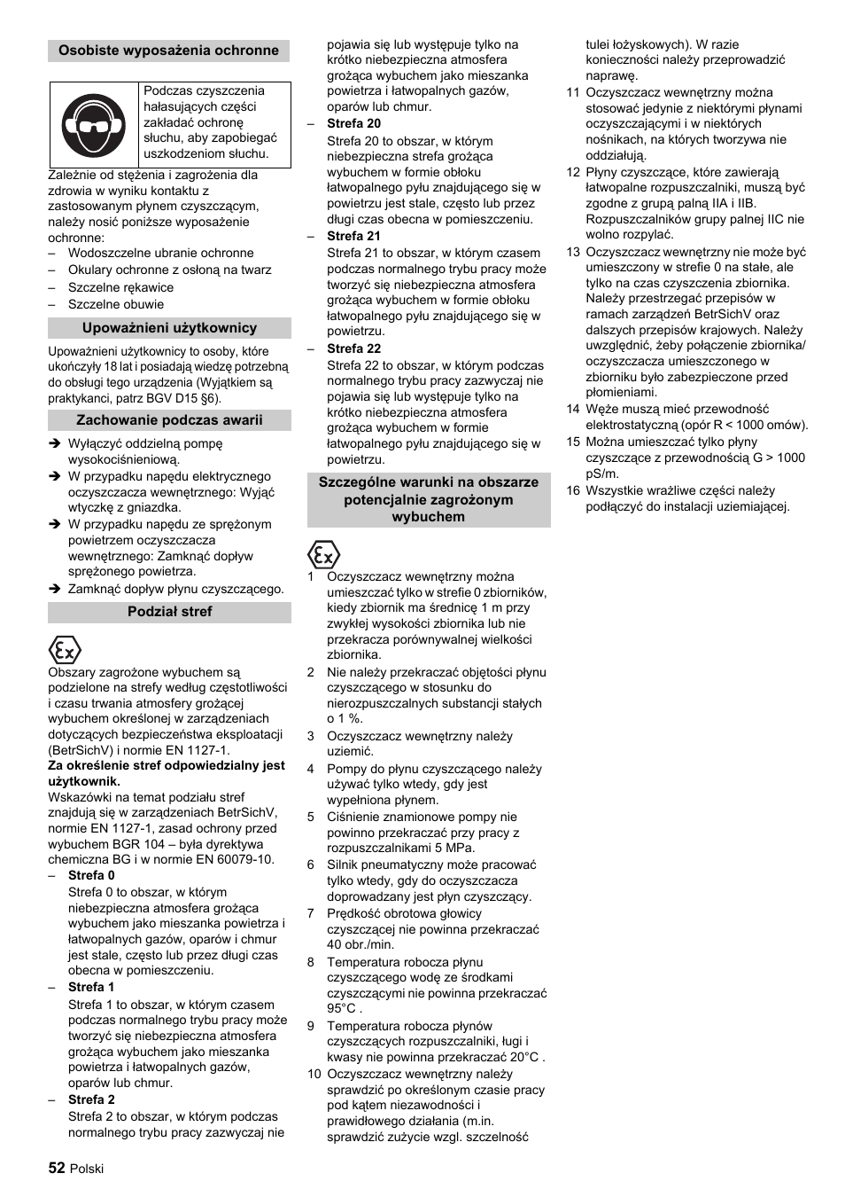 Karcher HKF 50 E User Manual | Page 52 / 60