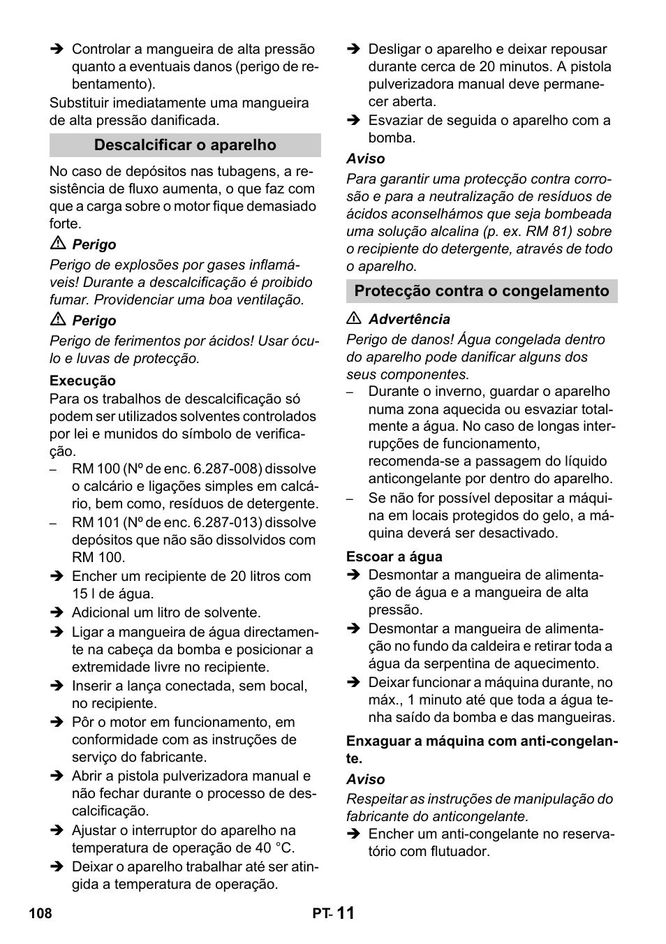 Karcher HDS 1000 De User Manual | Page 108 / 428