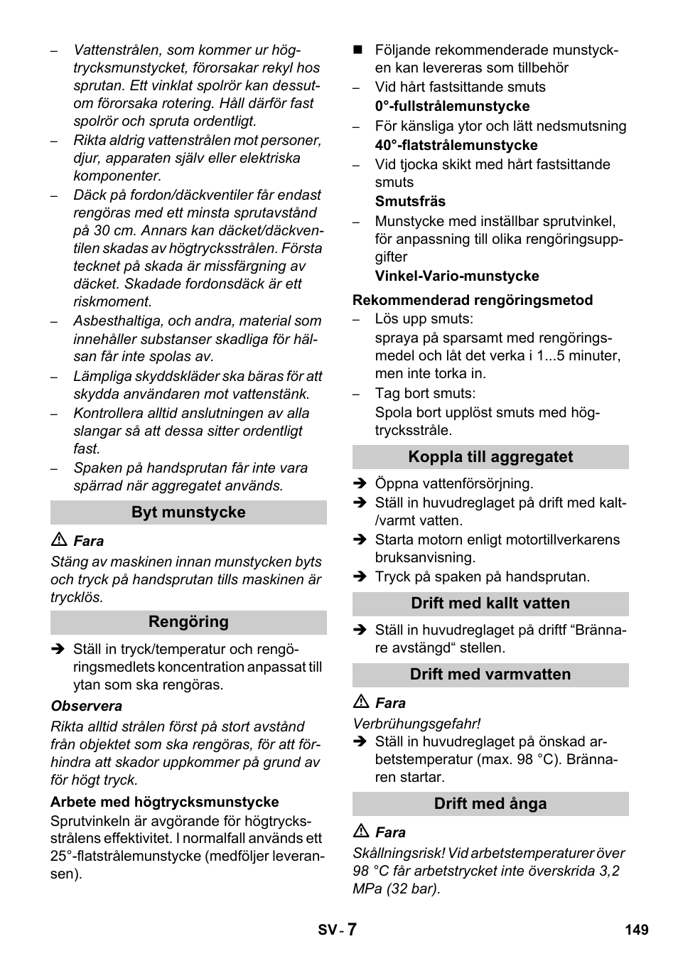 Karcher HDS 1000 De User Manual | Page 149 / 428